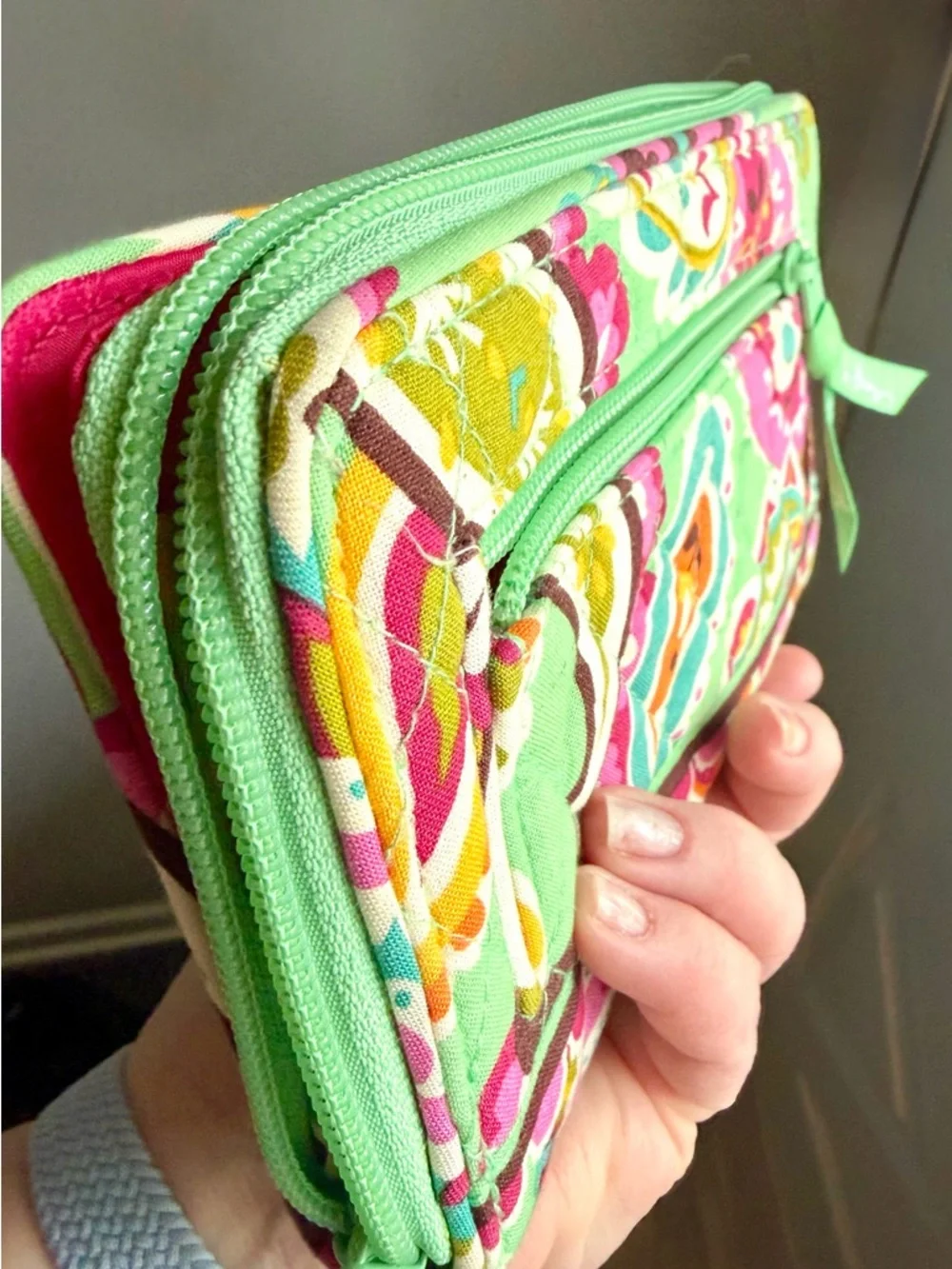 Vera Bradley Tutti Frutti Turnlock Wallet - Picture 6 of 8